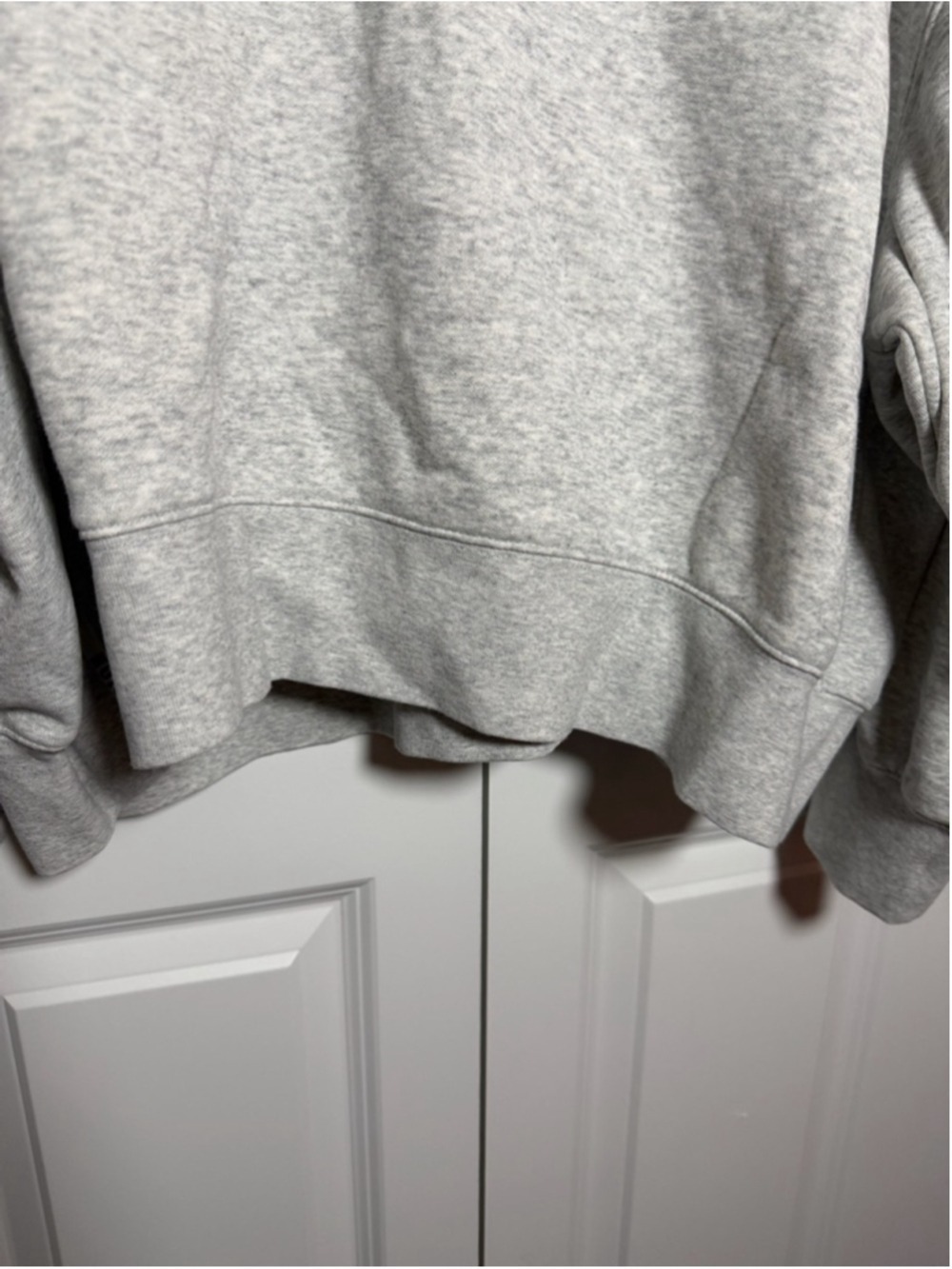 Champion Gray 3X Physical Education Snap Crop Pullover NWT - Picture 7 of 11